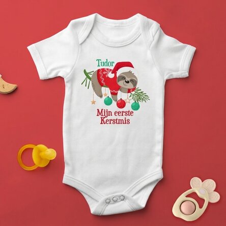 Gepersonaliseerd kinderpakje met tekst - Kerstkussens