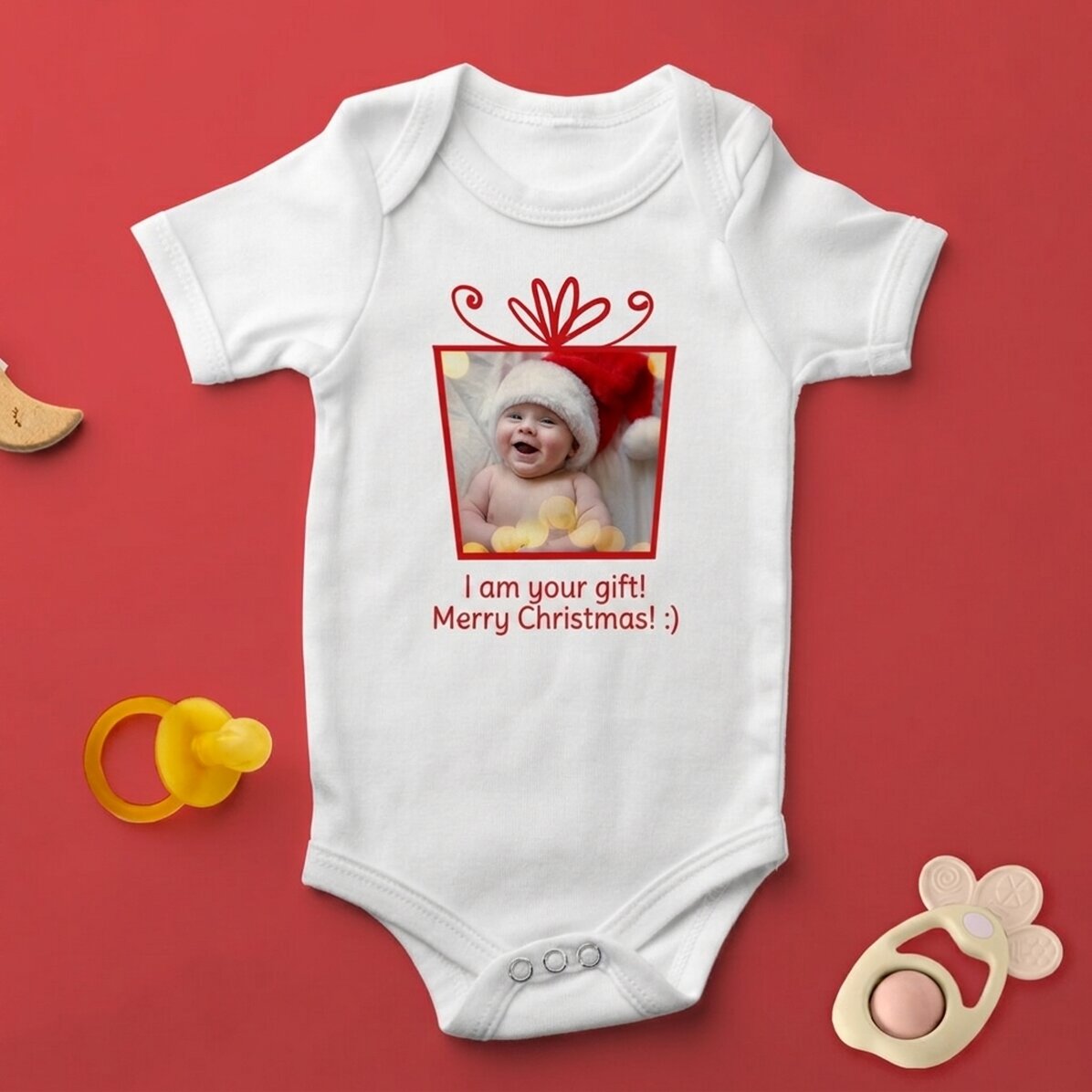 Gepersonaliseerd kinderpakje met foto en tekst - Kerstcadeau
