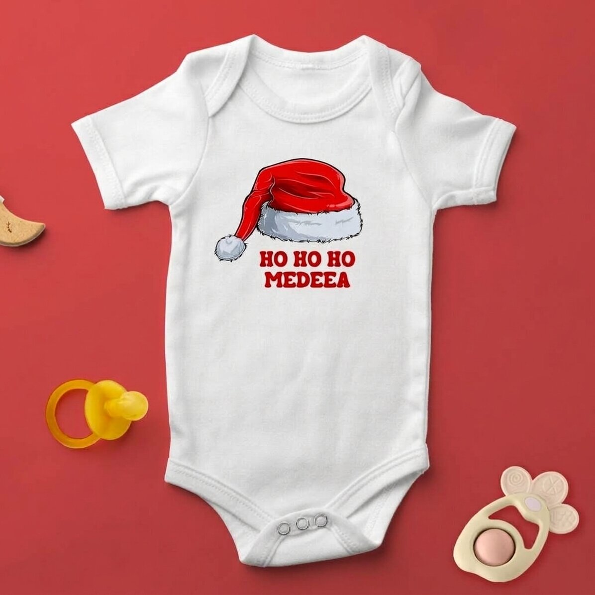 Gepersonaliseerd kinderbody met tekst - Kerstmis