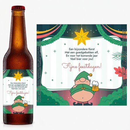 Bier met gepersonaliseerde tekst - Elf-brouwer