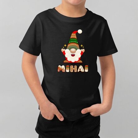 Katoenen T-shirt voor kinderen, gepersonaliseerd met naam
