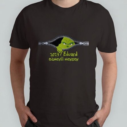 Katoenen T-shirt met eigen tekst - Ew, people