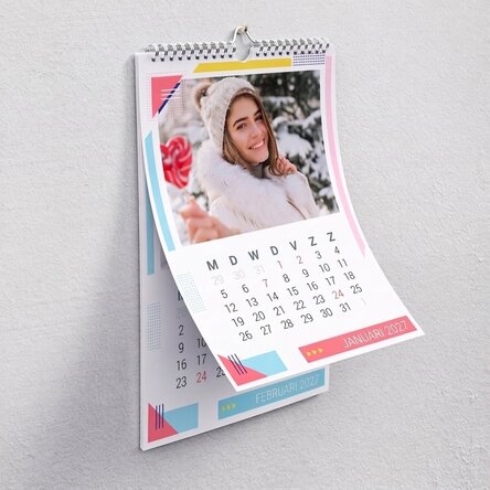 Gepersonaliseerde kalender met foto's - Multicolor
