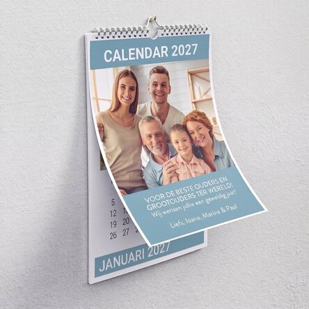 Gepersonaliseerde kalender met foto’s voor je dierbaren