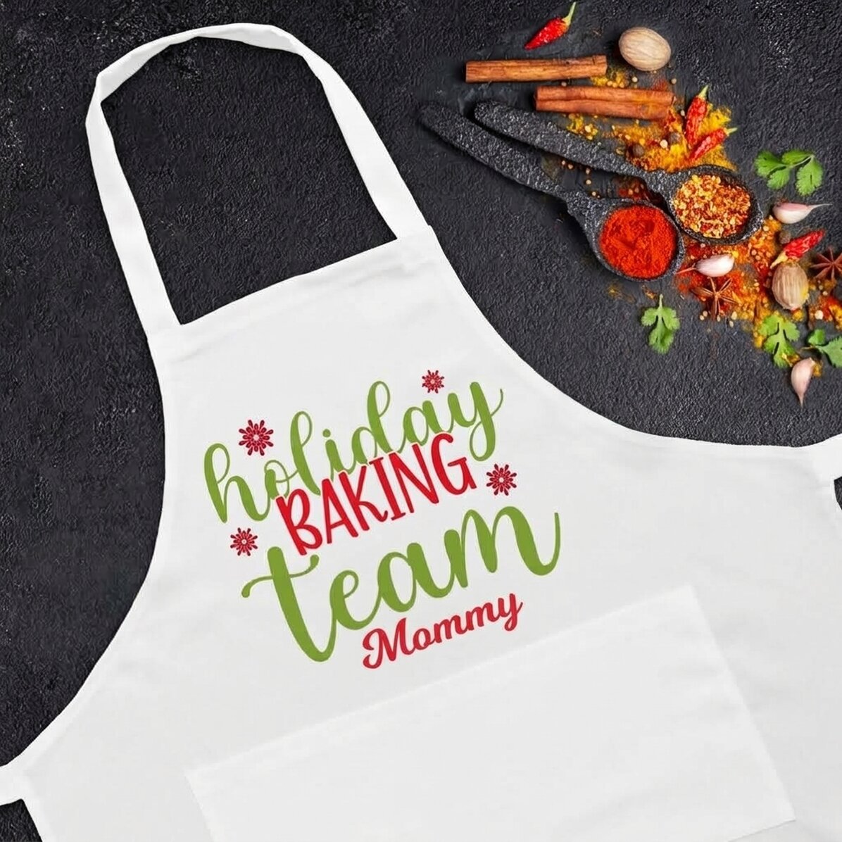 Gepersonaliseerd assortiment met tekst - Holiday baking team