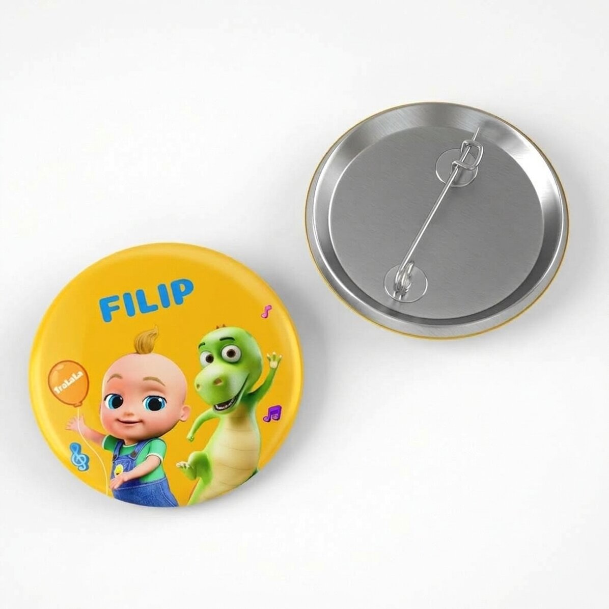 Gepersonaliseerde button met naam - TraLaLa