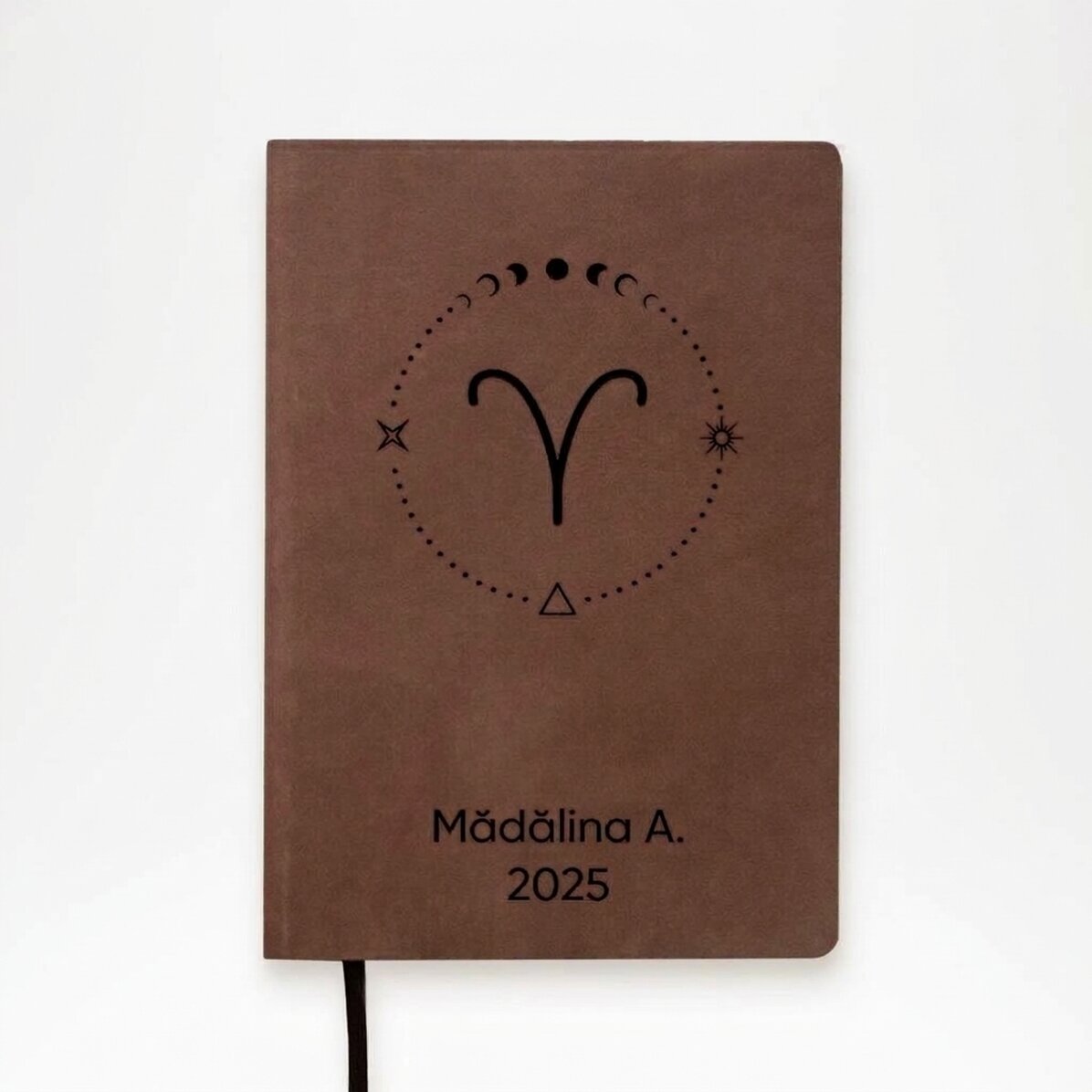 Gepersonaliseerde leren agenda met tekst en het sterrenbeeld Ram