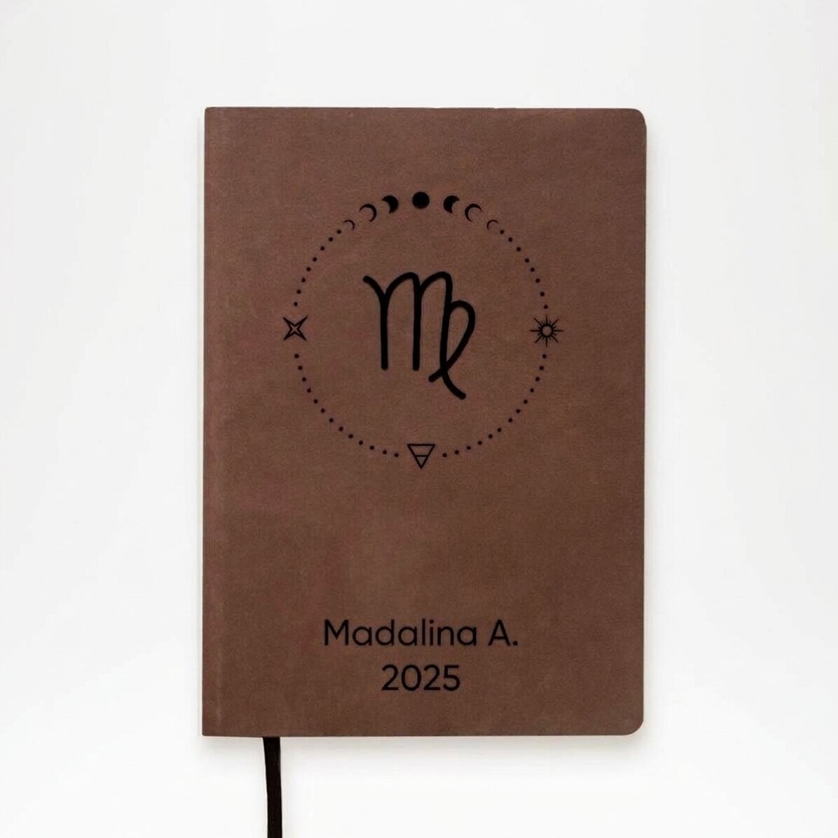 Gepersonaliseerde leren agenda met tekst en het sterrenbeeld Maagd
