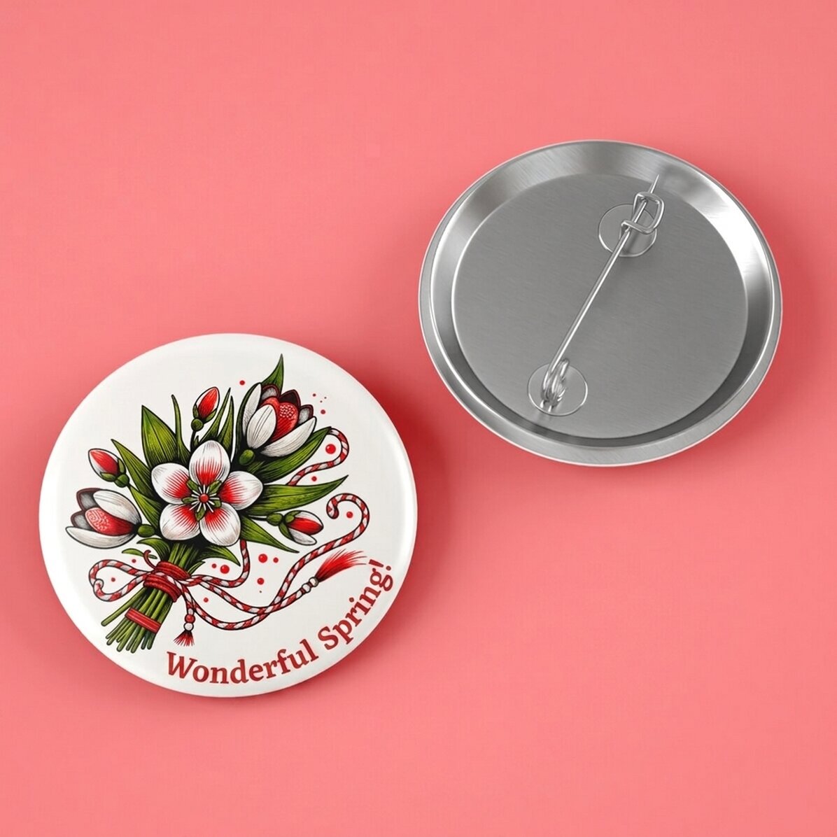 Gepersonaliseerde button met originele tekst