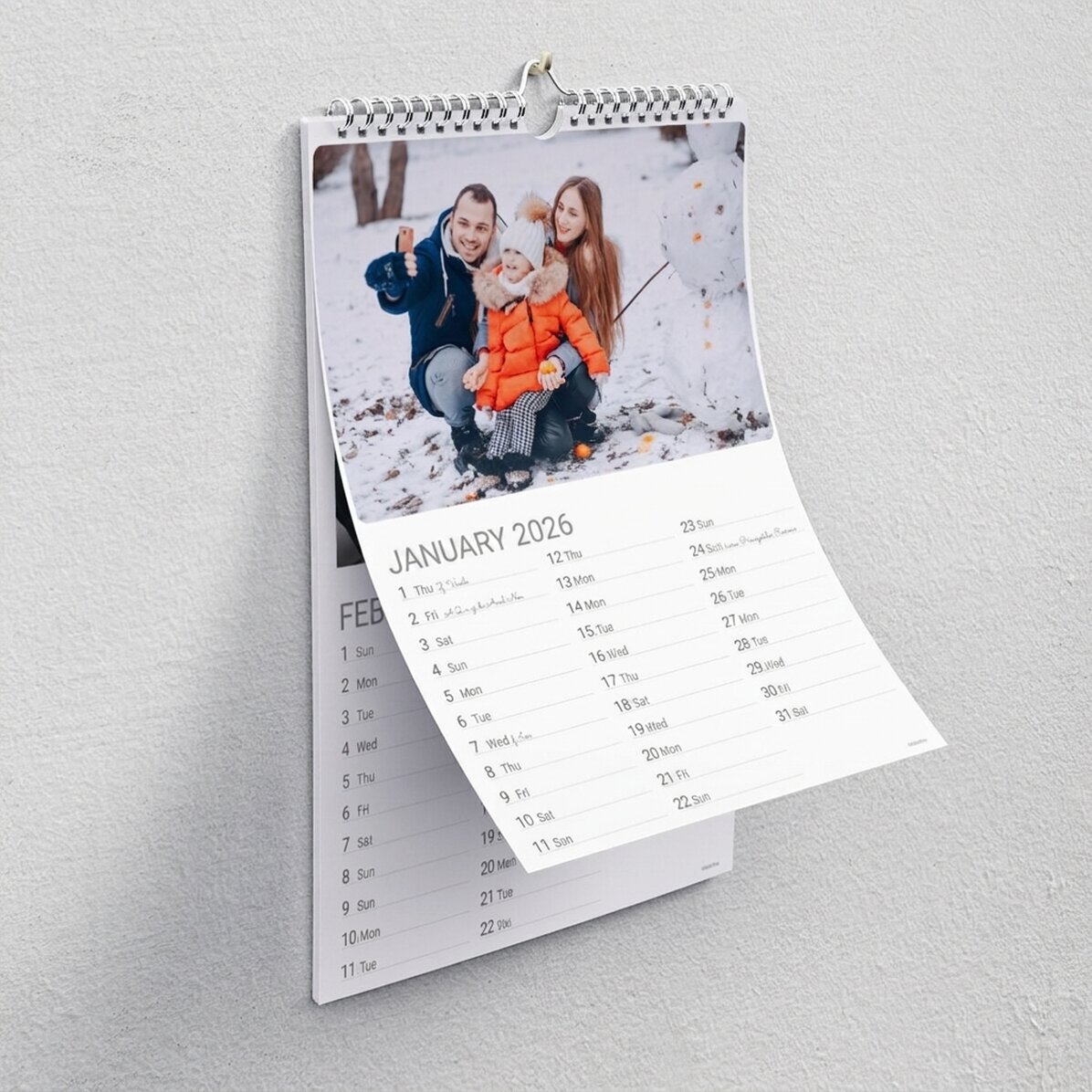 Gepersonaliseerde kalender – met jouw foto’s