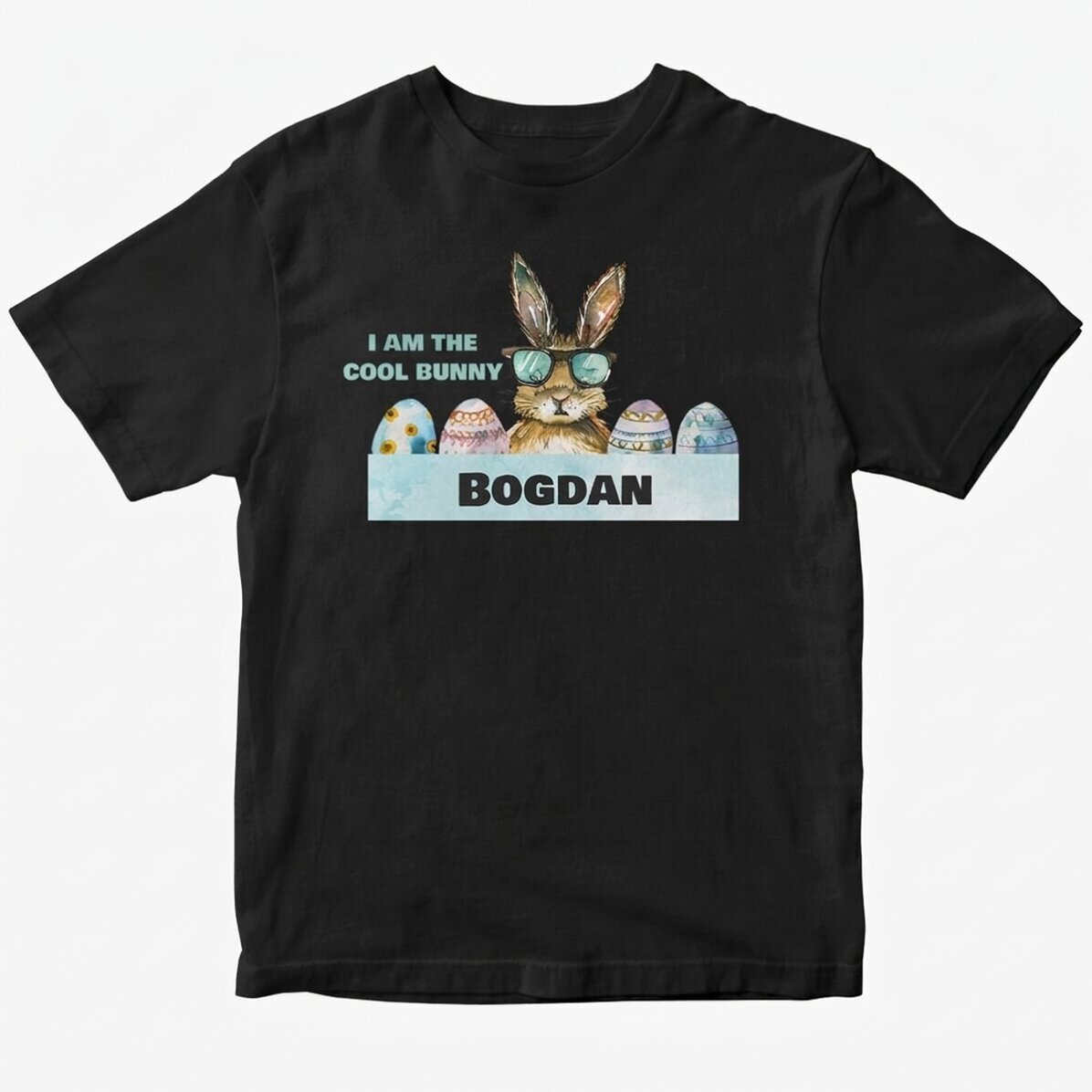 T-shirt met eigen tekst - Bunny