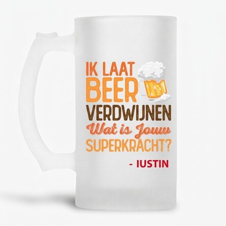 Bierpul met naam erop - Superpower