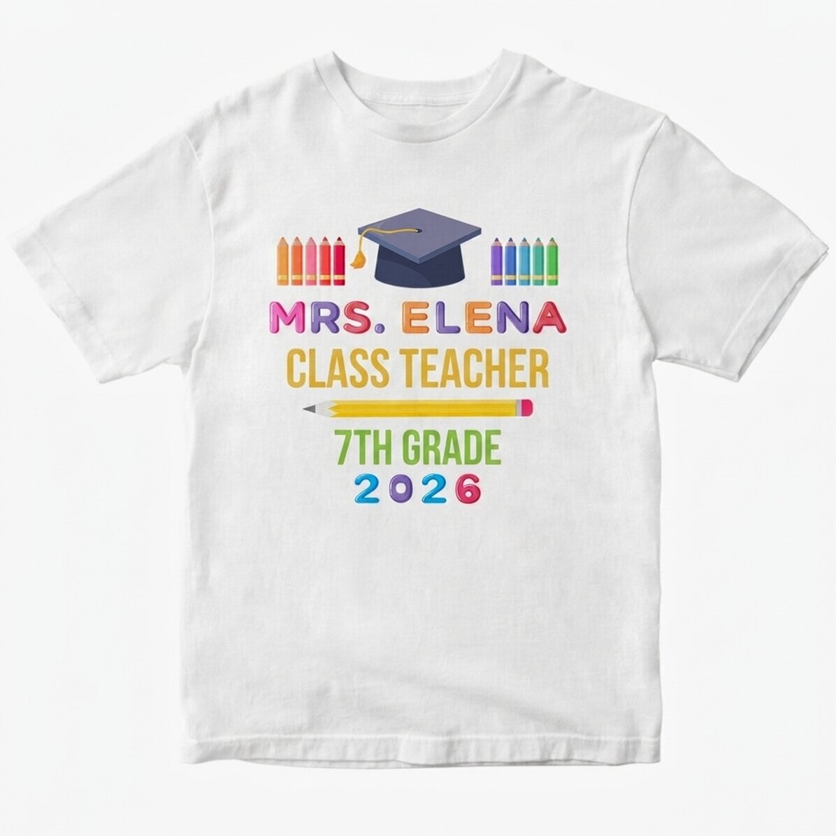 T-shirt met eigen tekst - Afstuderen