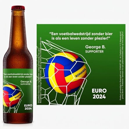 Bier met een persoonlijke boodschap - Voetbal