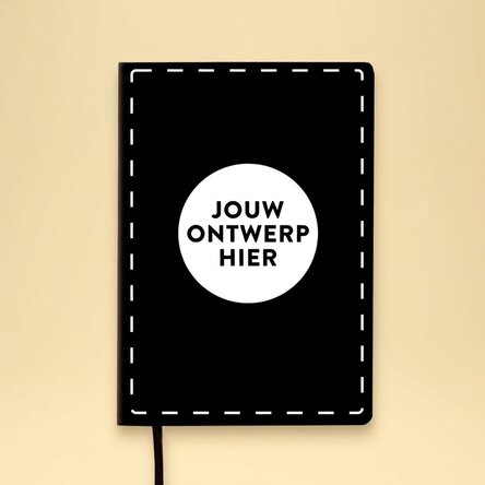 Gepersonaliseerde gekleurde leren agenda met jouw ontwerp