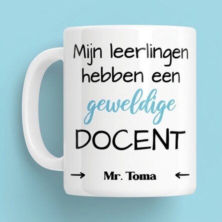 Gepersonaliseerde mok met tekst - Awesome