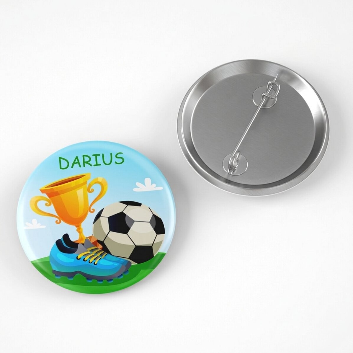 Gepersonaliseerd insigne met naam - Trofee