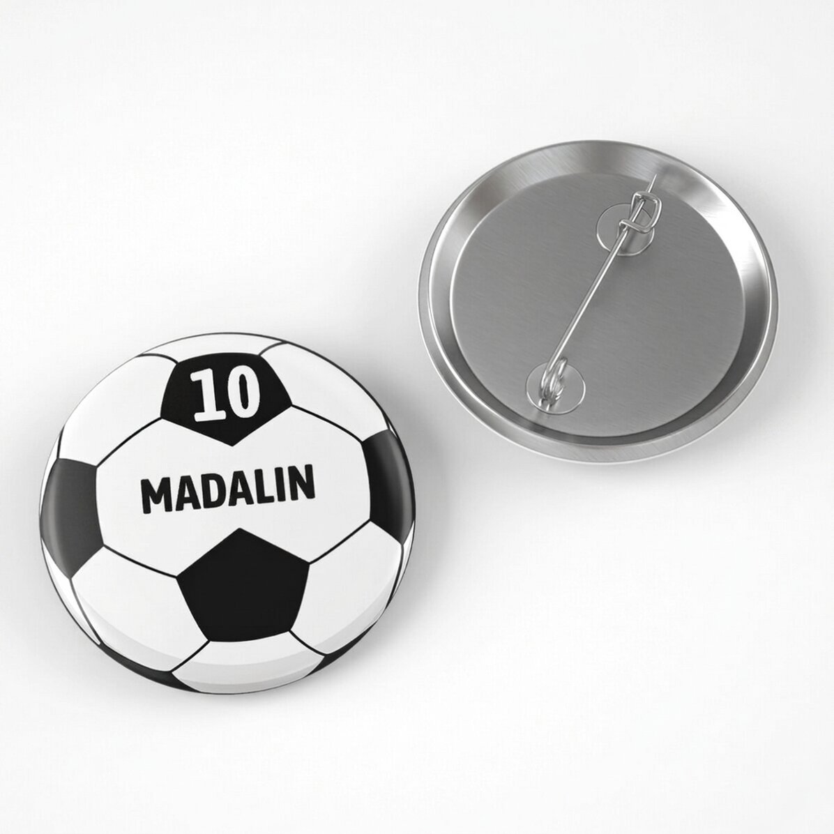 Gepersonaliseerd insigne met naam - Bal