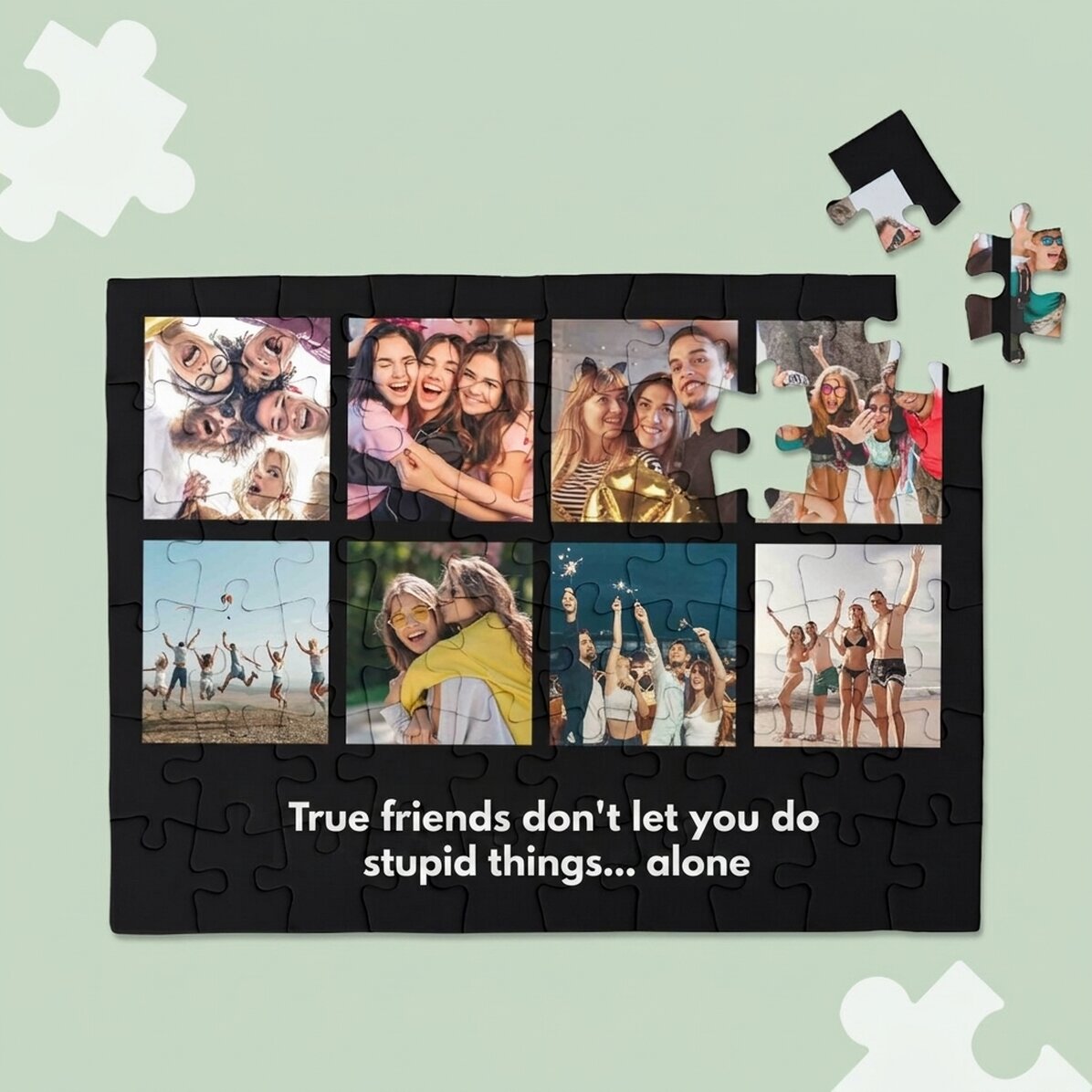 Gepersonaliseerde puzzel met 8 foto
