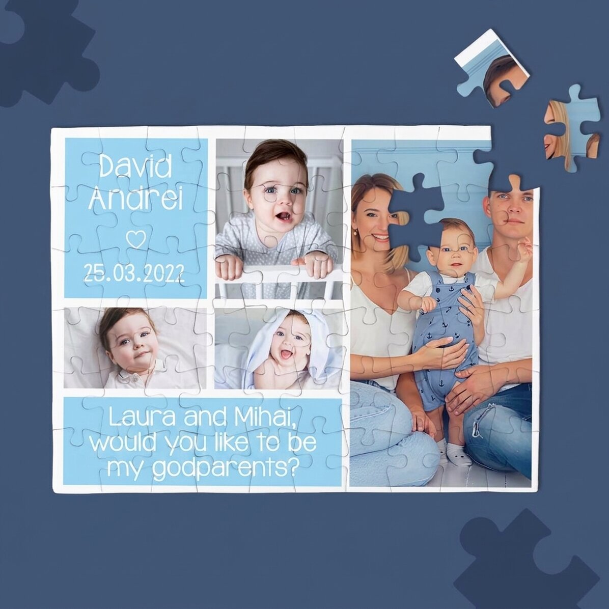 Gepersonaliseerde puzzel met foto