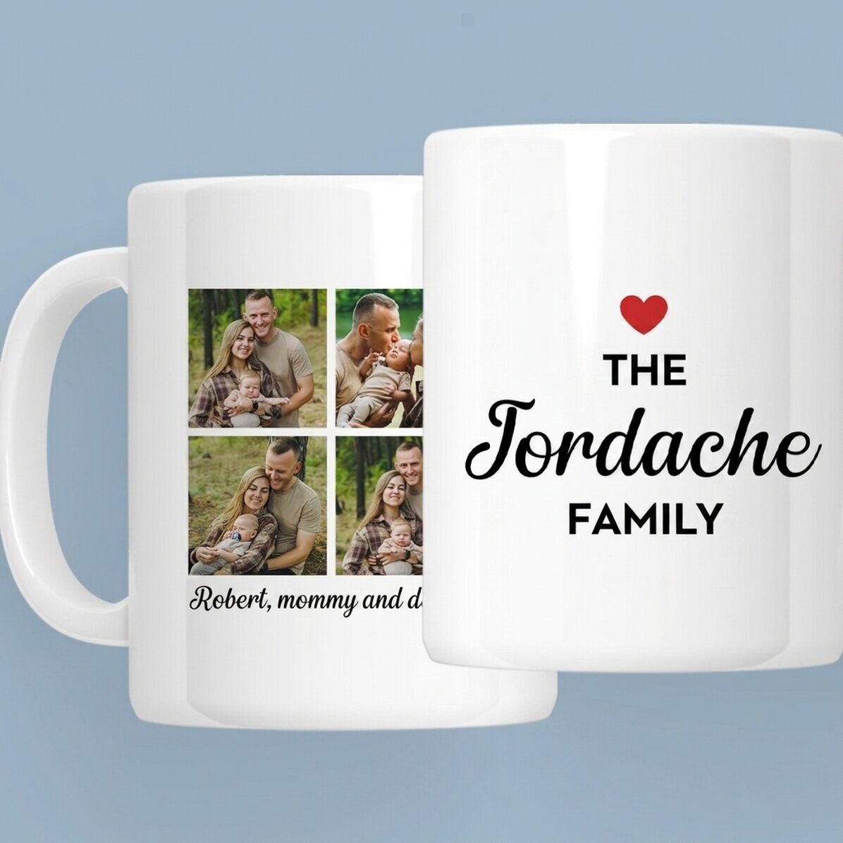 Gepersonaliseerde mok met 4 foto