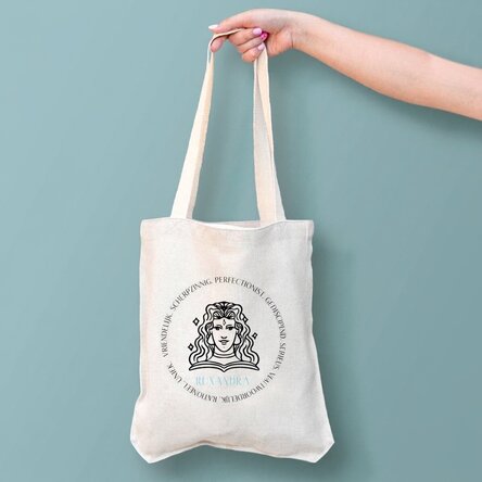 Gepersonaliseerde tas met tekst - Sterrenbeeld Maagd