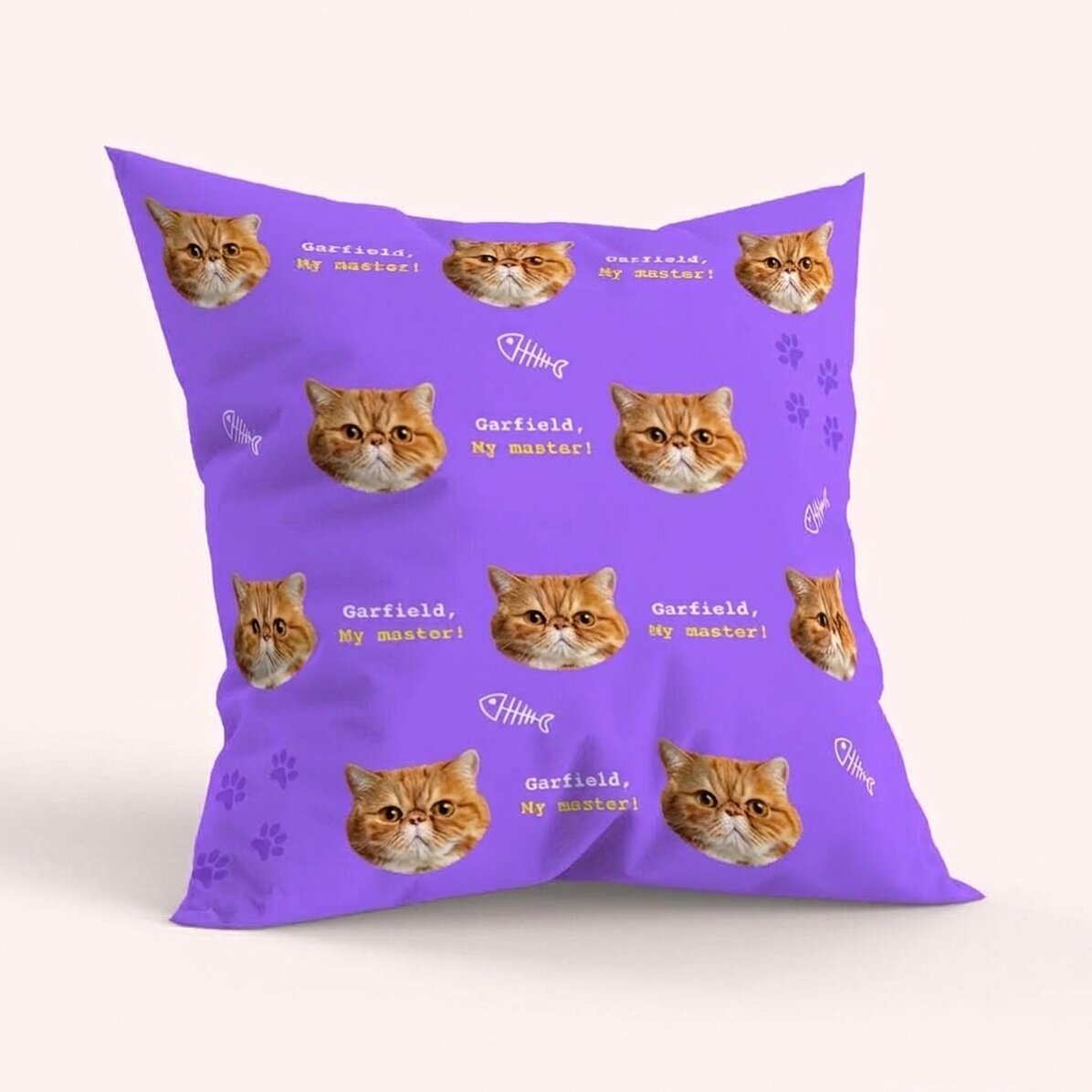Gepersonaliseerd kussen met 10 foto’s aan beide zijden - Cat