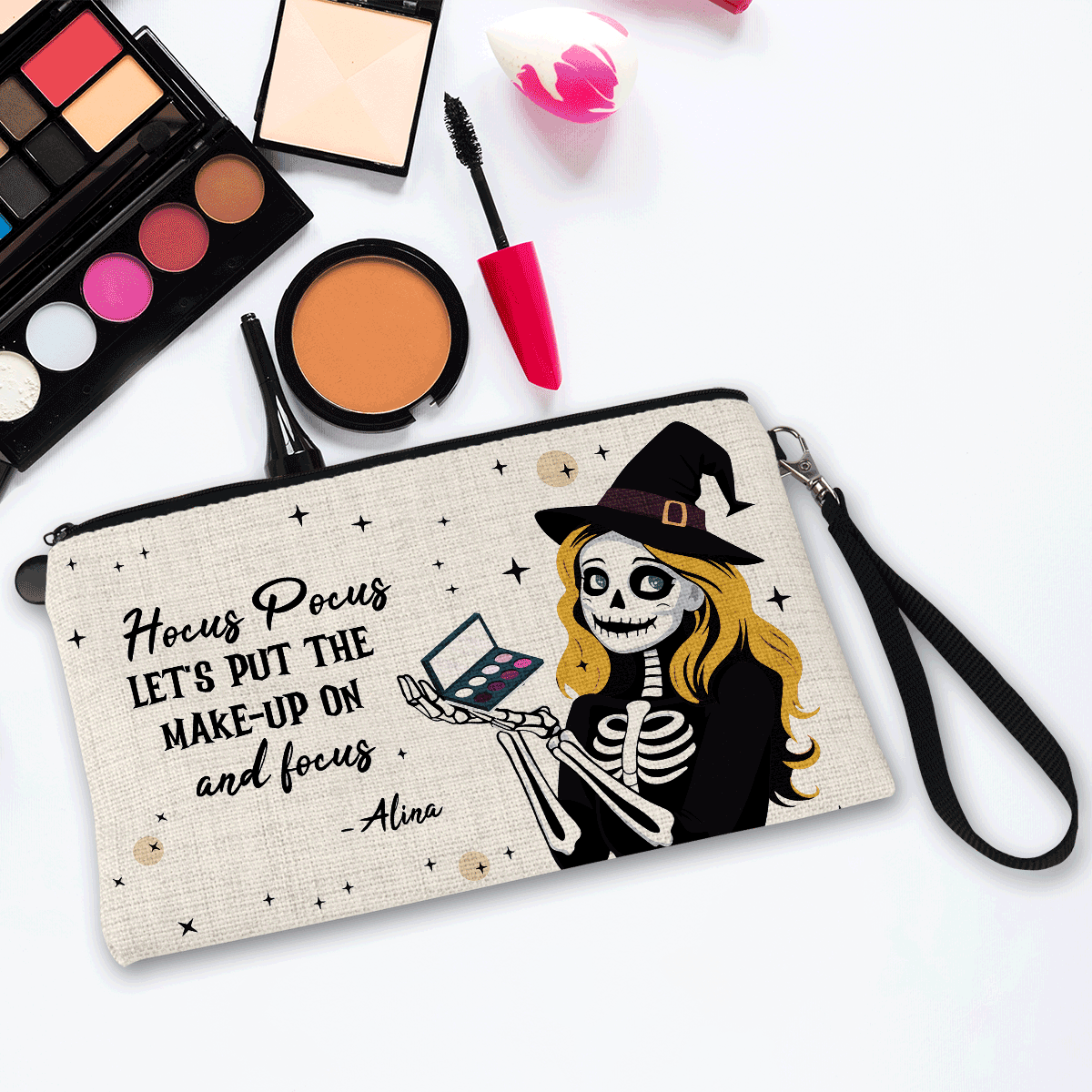 Gepersonaliseerde make-upset met tekst - Halloween