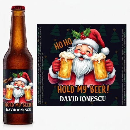 Bier met naam erop - Hold my beer