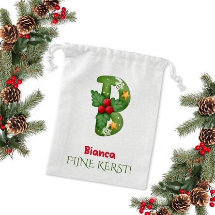 Kleine cadeautasje, gepersonaliseerd met naam - Kerstmis