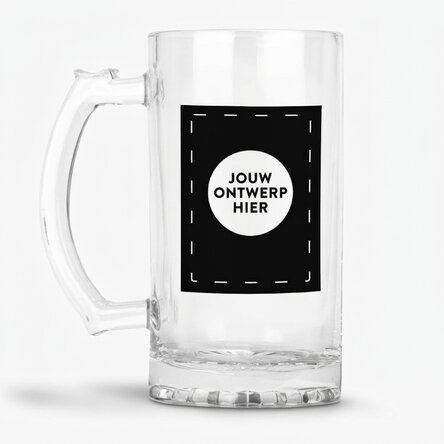 Een bierpul met jouw eigen ontwerp