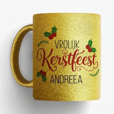 Mok met naam erop - Kerstmis