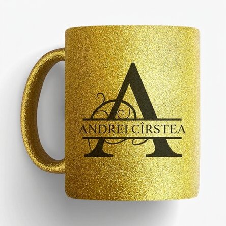Gepersonaliseerde mok met monogram