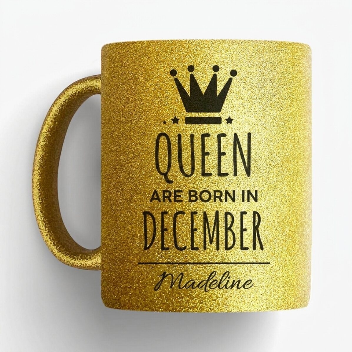 Gepersonaliseerde beker met tekst - Queens