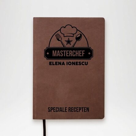 Gepersonaliseerde lederen agenda met tekst - Chef