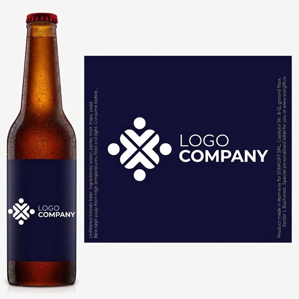 Bier met eigen logo
