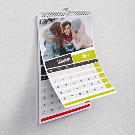 Gepersonaliseerde kalender – met jouw foto’s in kleur