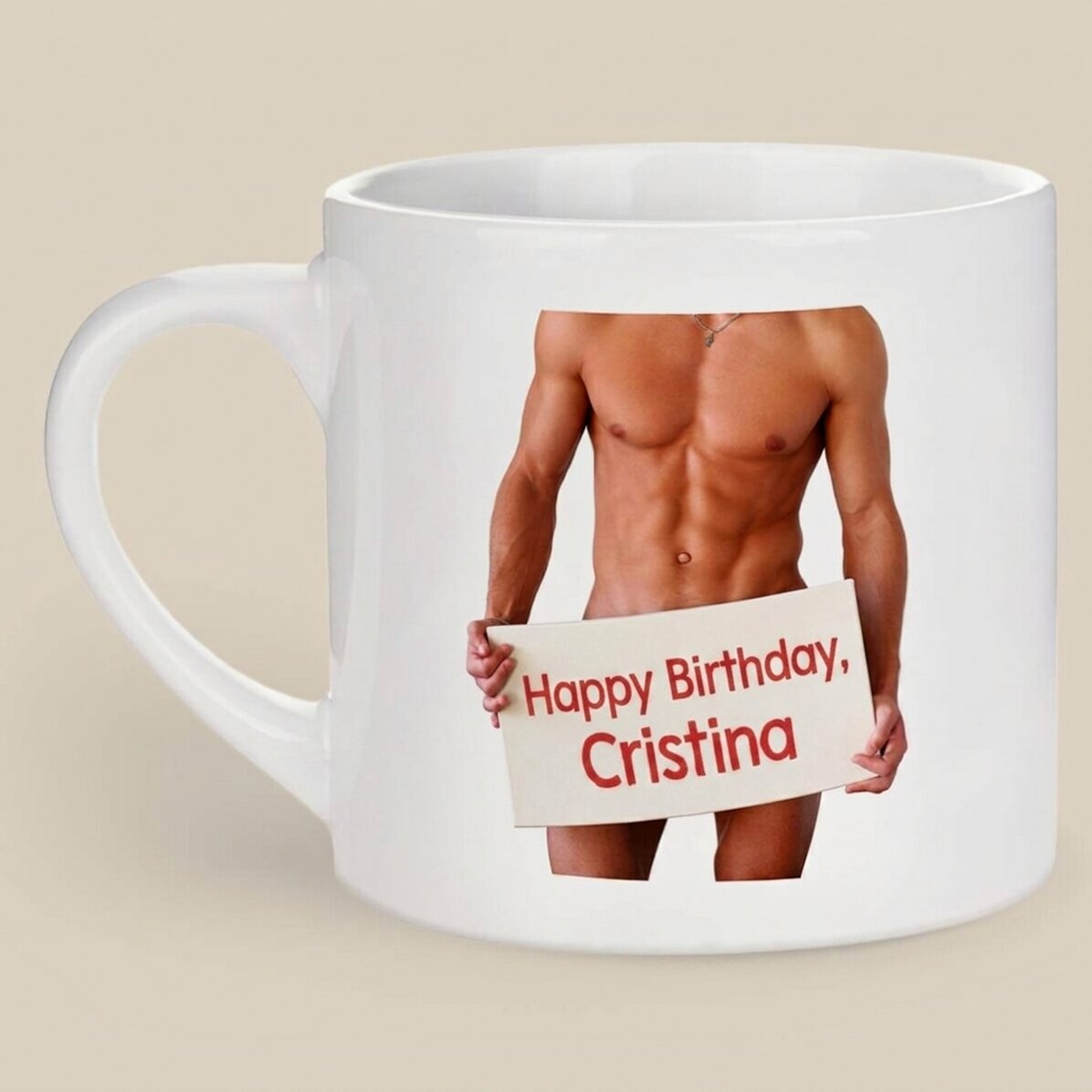 Gepersonaliseerde espressokop met tekst - Hoooot