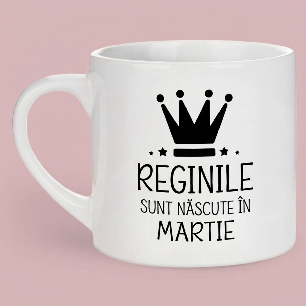 Gepersonaliseerde espressokop met tekst - Queens