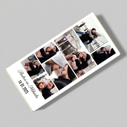 Chocolade met 10 foto’s en een persoonlijke boodschap