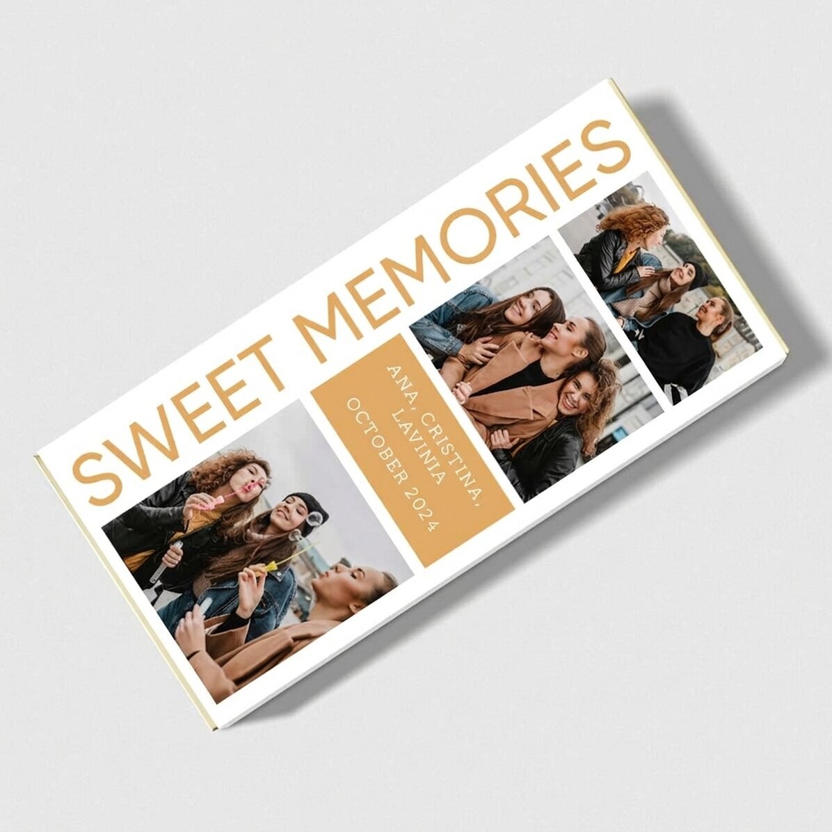 Chocolade met 5 foto’s en een persoonlijke boodschap - Sweet Memories
