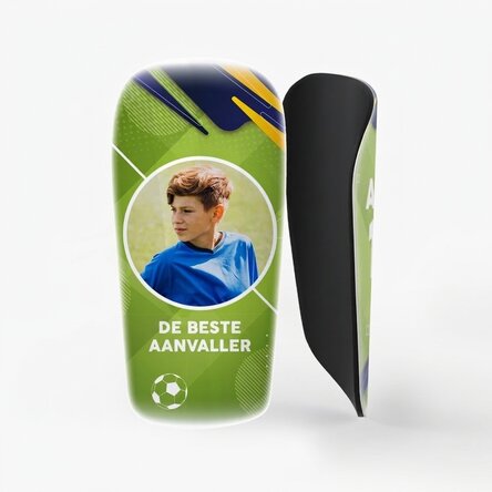 Voetbalrugnummers op maat met foto en boodschap