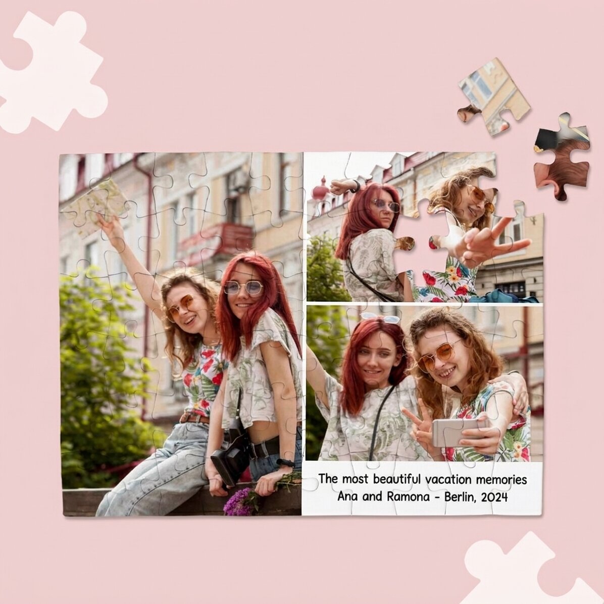 Gepersonaliseerde puzzel met 3 foto