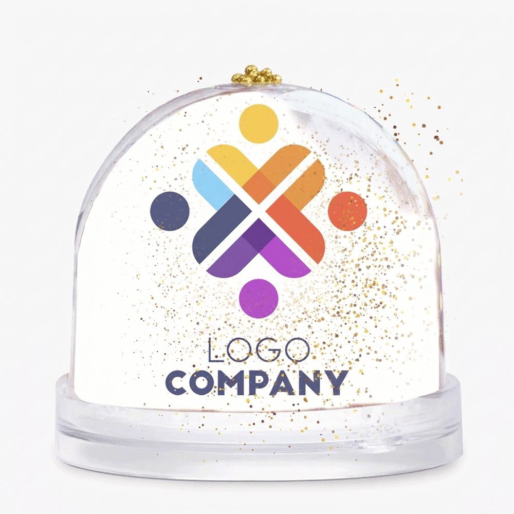 Gepersonaliseerde bureau-bol met logo