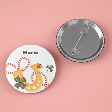 Gepersonaliseerde button met tekst