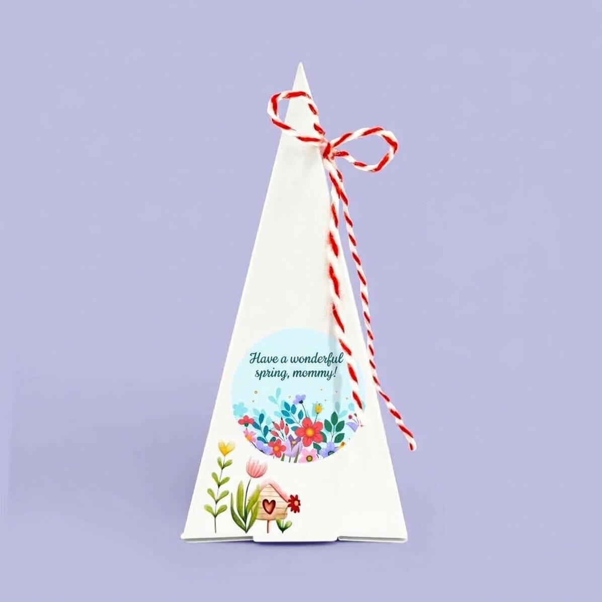 Gepersonaliseerde bloemenplantset met tekst - Lente