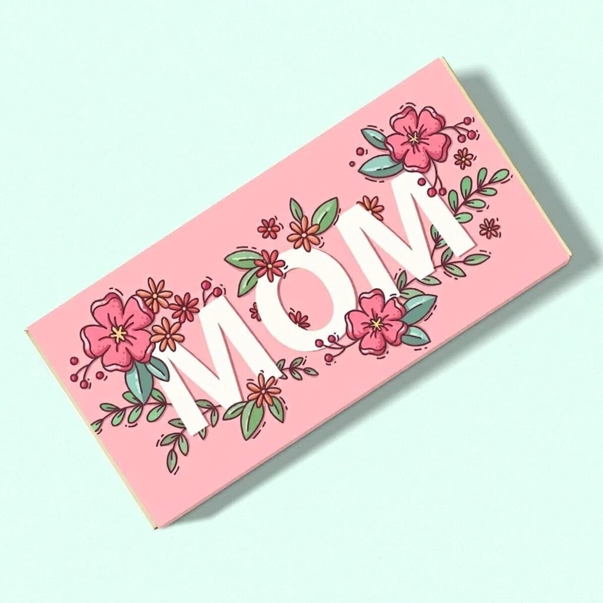 Chocolade met een persoonlijke boodschap - Bloemen