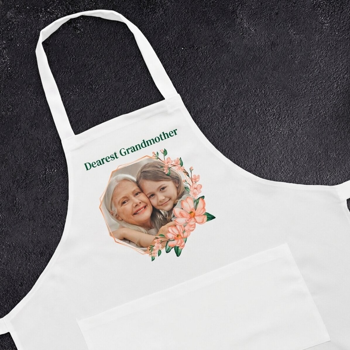 Gepersonaliseerd geschenk met foto en boodschap voor oma