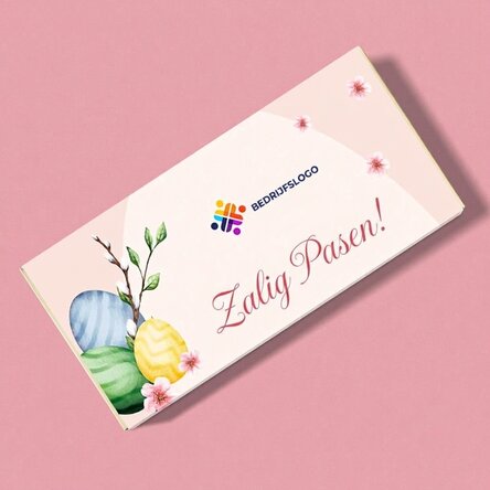 Chocolade met eigen logo en boodschap - Pasen
