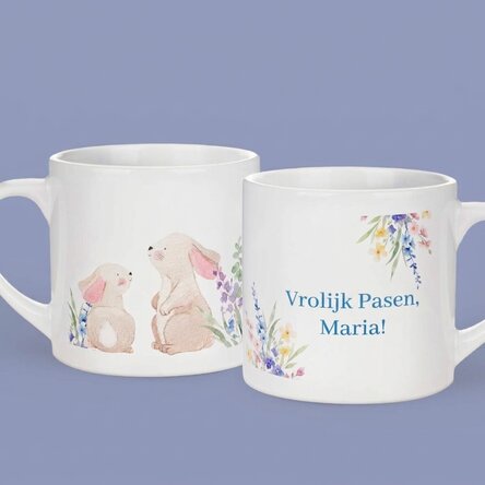 Gepersonaliseerde drinkbeker voor kinderen met naam - Fijne Pasen!